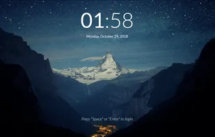 Web Greeter screenshot 1