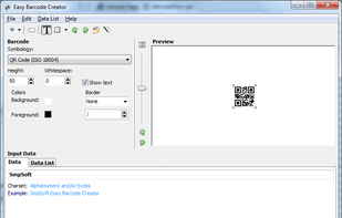 Easy Barcode Creator screenshot 1
