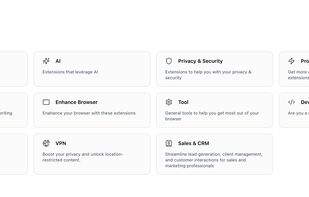 Collections page