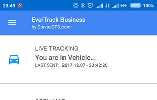 The Main Screen of the app