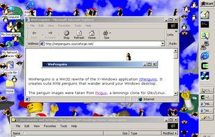 Santa Penguins is a new 0.5 feature, thanks to Tom Lee.