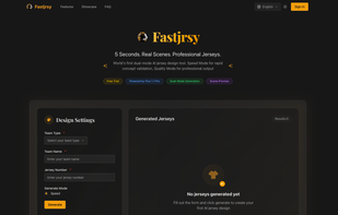 Homepage of Fastjrsy