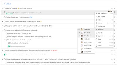 DHTMLX To Do List for Task Management