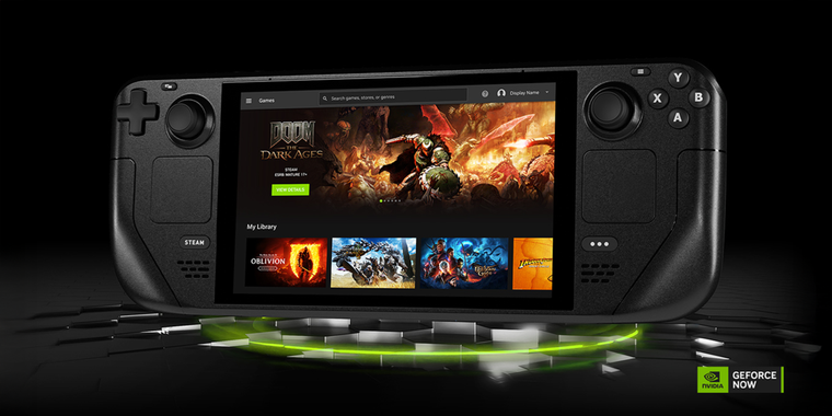 Nvidia launches native GeForce NOW app in Steam Deck with 4K cloud gaming & longer battery image