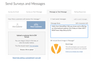 Closeup of sending portal