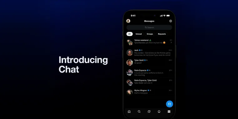 X unveils encrypted chat with video calls & disappearing messages to replace legacy DMs image
