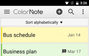 ColorNote screenshot 1