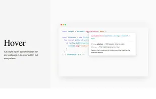 Hover Extension screenshot 1