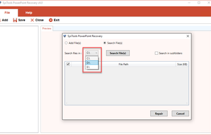 SysTools Powerpoint Recovery screenshot 1