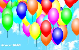 Balloons - Don't pop the red screenshot 1