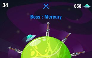 Space Knife Hit screenshot 1