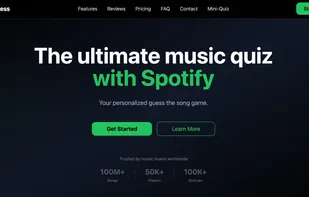 Spotiguess home page