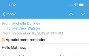 Hushmail screenshot 1