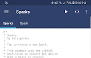 APDE - Android Processing IDE screenshot 1