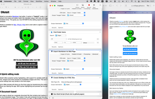publish website using Automator workflow