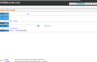 LetterMeLater.com screenshot 1