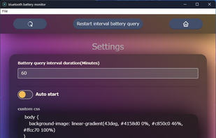 Bluetooth Battery Monitor App screenshot 1