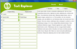 Text Replacer screenshot 1