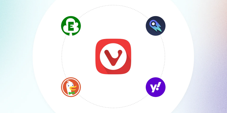 Vivaldi blocks trackers, but makes room for partner ads image