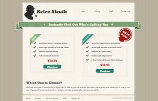 Retro Sleuth Pricing