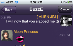 chat with audio, video, and pictures