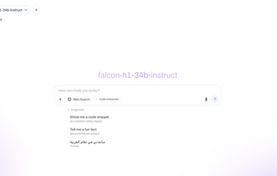 Falcon Chat screenshot 1