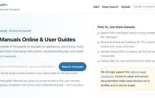Manuals+ screenshot 1