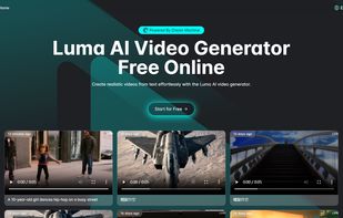 Luma AI Video Generator Free Online  screenshot 1