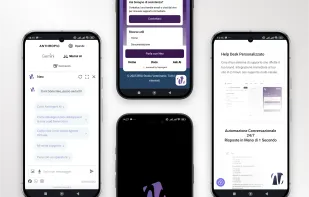 Perfect and responsive chatbot interface on mobile smartphones.