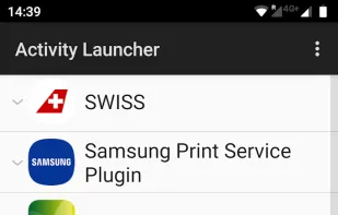 Activity Launcher screenshot 1