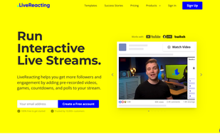 LiveReacting screenshot 1