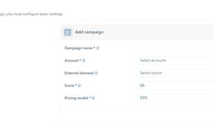 Adex - Campaign manager 