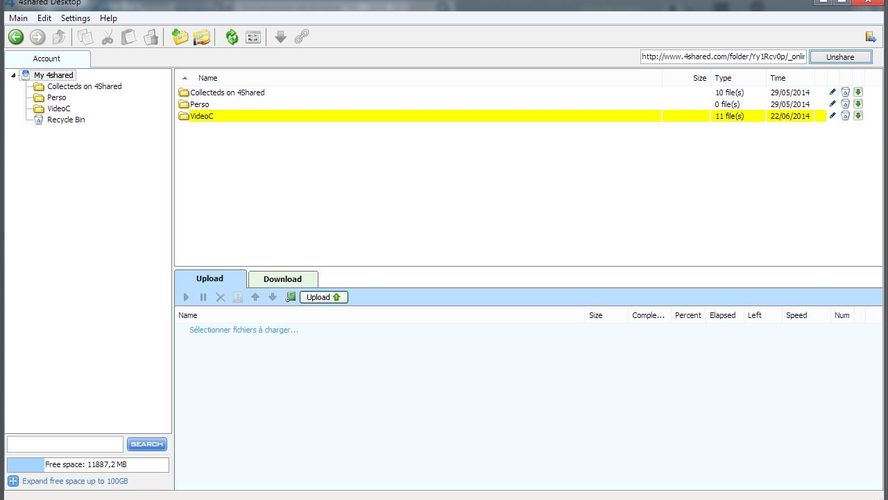 4Shared Large online storage facility where AlternativeTo