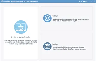 FonePaw WhatsApp Transfer screenshot 1