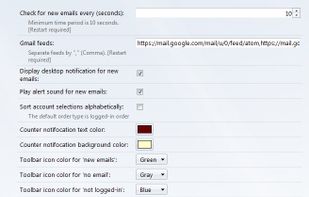 Gmail Notifier (restartless) screenshot 2