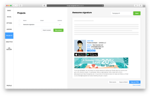 MySigMail screenshot 3