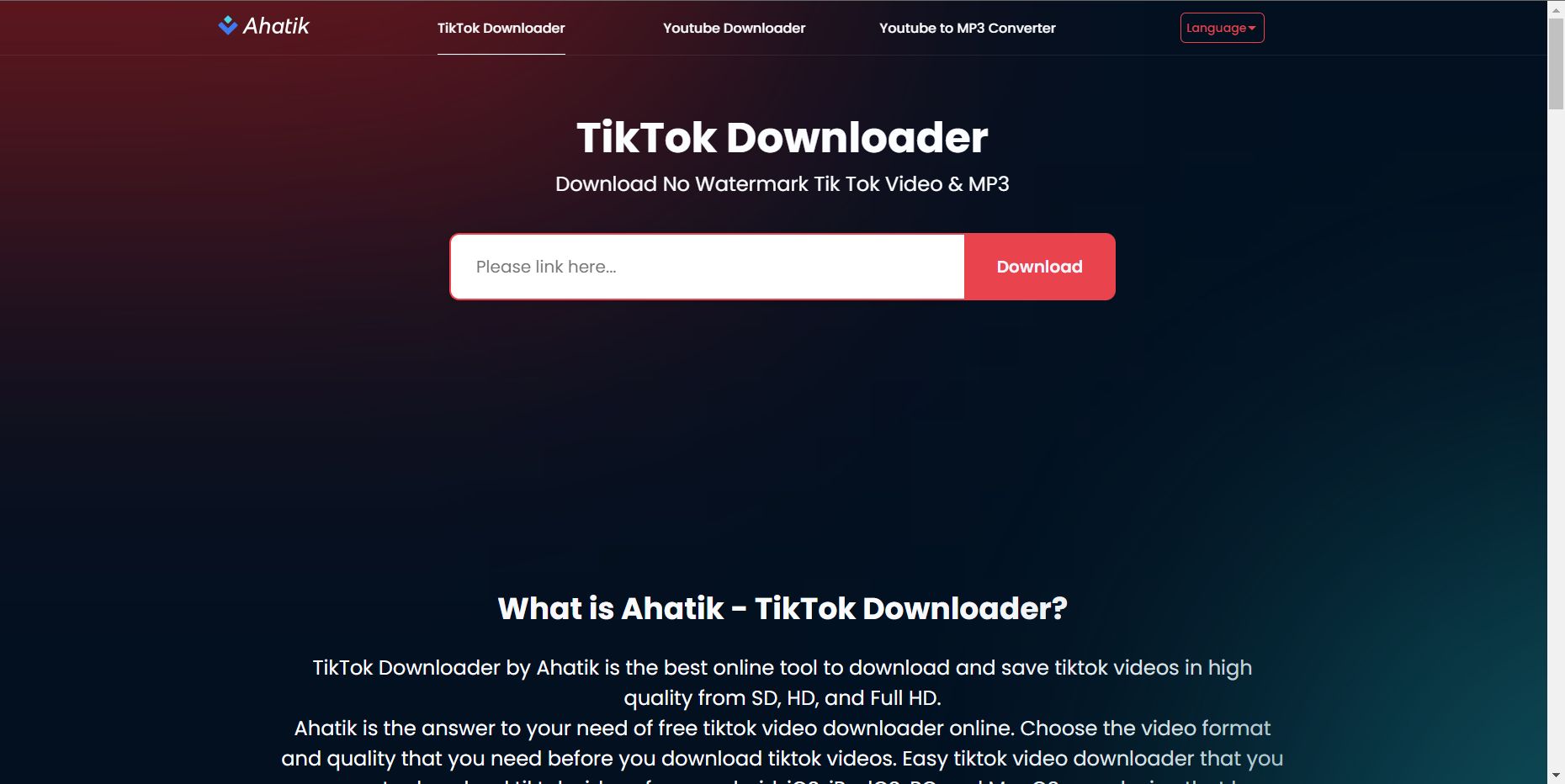 Download TikTok Mp3 & No-watermark Videos