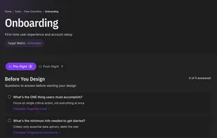 Onboarding Flow Tools