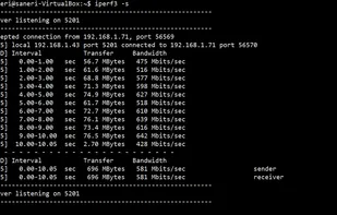 iPerf3 screenshot 1