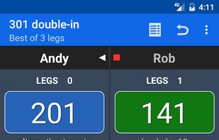 Darts Scoreboard screenshot 1