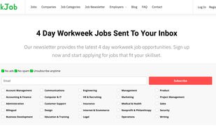 4 Day Workweek Jobs Sent To Your Inbox