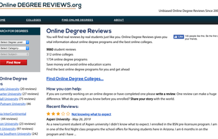 Online Degree Reviews screenshot 1