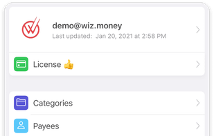 With so many features packed together, you can customize MoneyWiz to work the way you work. From having custom multi-level categories, to configuring what data fields you want to see in your transactions register and when entering new transactions, as well as all the little details in between.