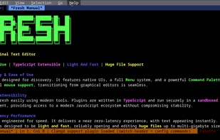 Fresh editor screenshot 1