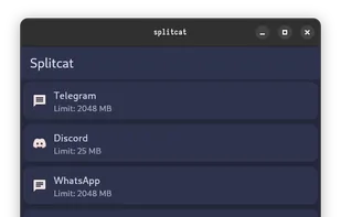 Splitcat screenshot 1