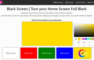Black Screen Test screenshot 1