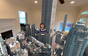 Mixed VR Mode, showing 3D Map