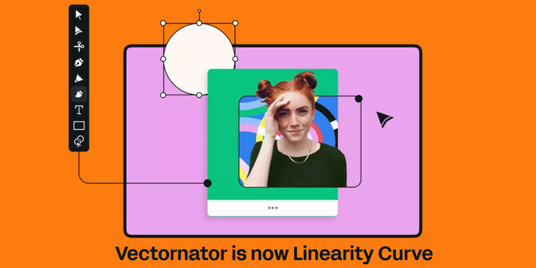 Vectornator rebrands as Linearity Curve: unveils version 5.0 with redesigned interface and new AI-Powered tools image