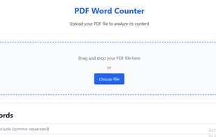 PDF Word Count screenshot 1