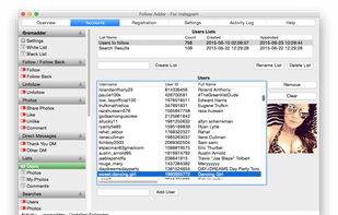 Followadder screenshot 1